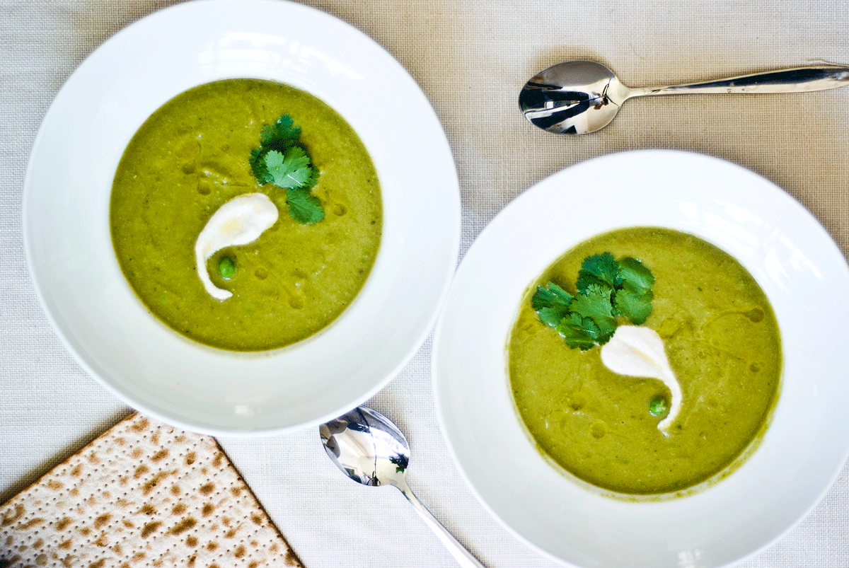 מרק אפונה טבעוני