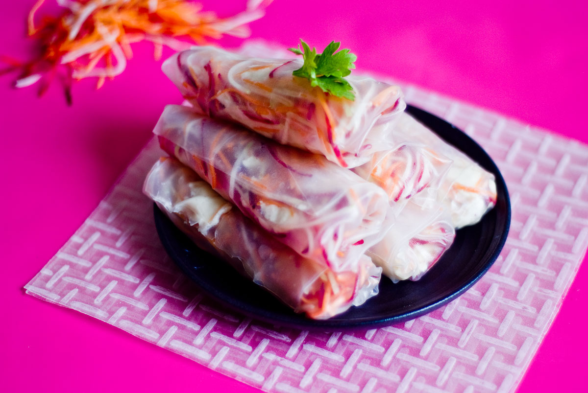 ספרינג רול טבעוני