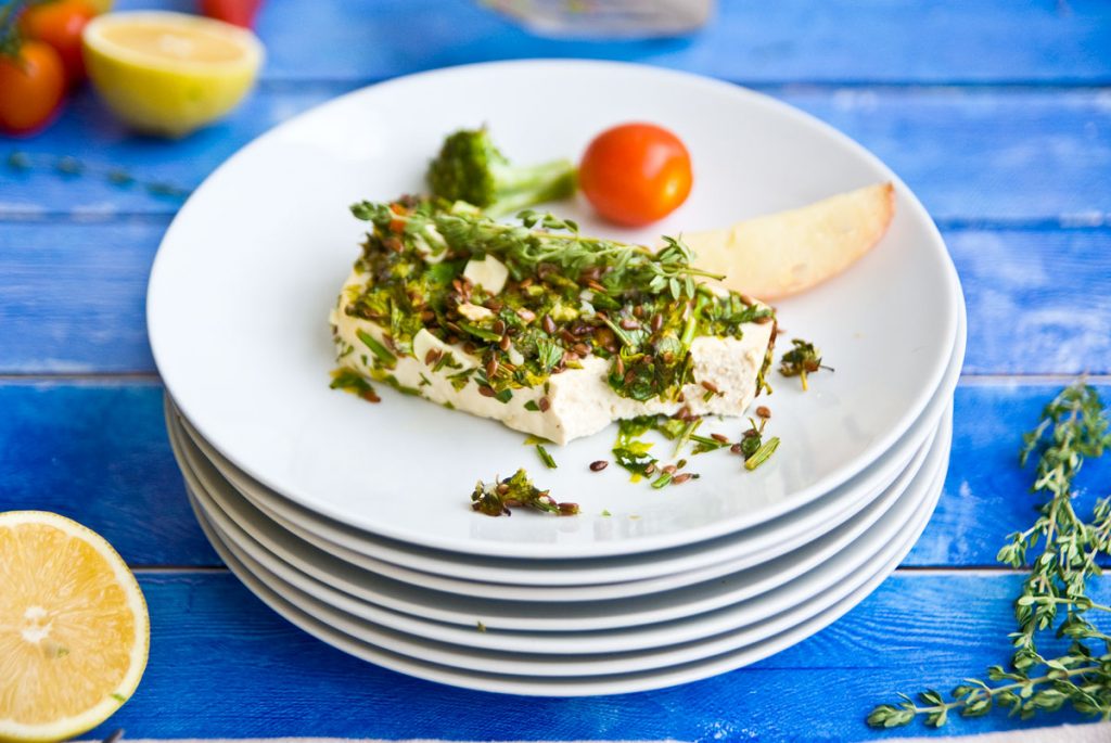 טופו אפוי בתנור