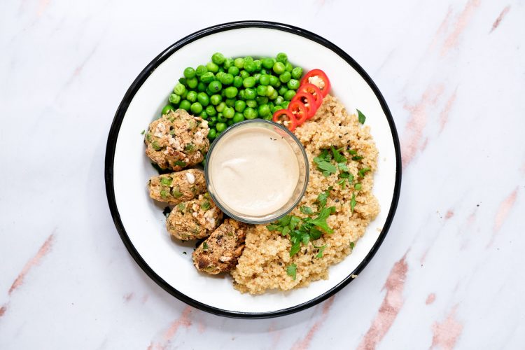 קציצות טופו עם פריכיות