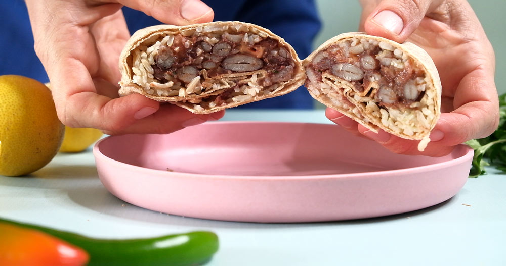 בוריטו שעועית אדומה