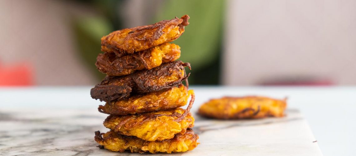 לביבות קולרובי ותפוחי אדמה