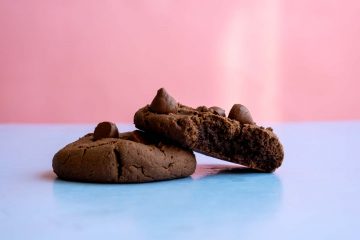 עוגיות חלבון טבעוניות שוקולד